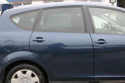 Seat Altea XL 5P Tür hinten rechts grau blau LS5Y - ohneAnbauteile