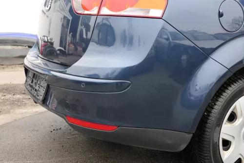 Seat Altea 5P XL Stoßstange hinten Heckstoßstange Stoßfänger blau grau LS5Y PDC (122804)