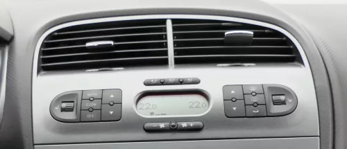 Altea 5P Mittelkonsole Verkleidung über Radio Klappe Lüftungsdüse silber 1GZ