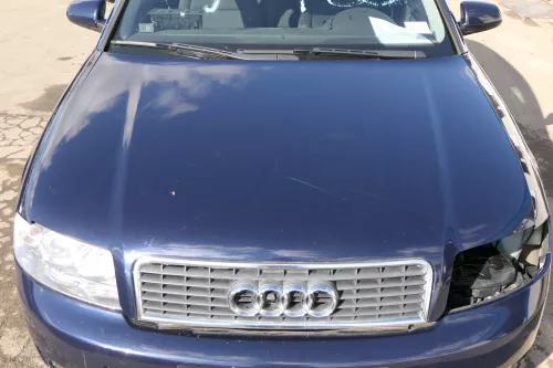 Audi A4 B6 8E Motorhaube Haube Klappe blau LZ5J- mit Grill