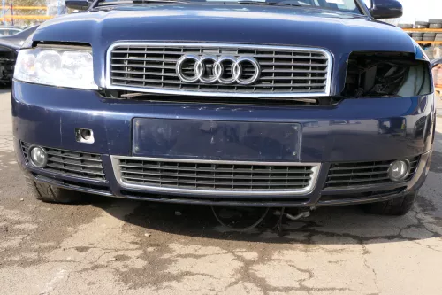 Audi A4 B6 8E Motorhaube Haube Klappe blau LZ5J- mit Grill (122924)