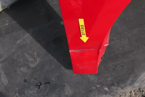 VW Touran 1T Kotflügel vorne rechts rot LY3D 1T0821022A ca.2003-2006 (123005)