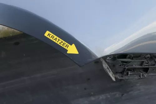 VW Touran 1T Kotflügel vorne rechts grau LD7U 1T0821022A ca.2003-2006 (123011)