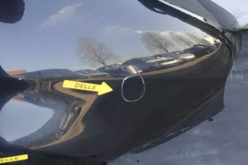 VW Touran 1T Kotflügel vorne rechts schwarz LC9Z 1T0821022A ca.2003-2006 met (123014)