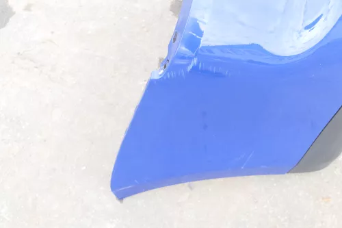 VW Touran 1T Stoßstange hinten Heckstoßstange Stoßfänger blau LL5M AHK (123048)