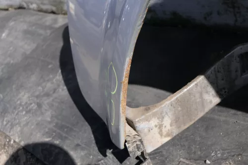 Audi A4 8E B6 Kotflügel vorne links grau silber LY7W (123092)