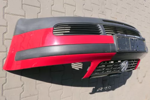 VW Passat 3B Stoßstange vorne Frontstoßstange Stoßfänger vorne rot LY3D (123103)