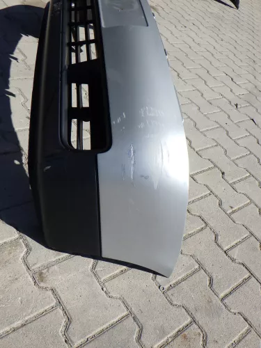 VW Lupo Stoßstange vorne Frontstoßstange Stoßfänger silber grau LR7X (123112)