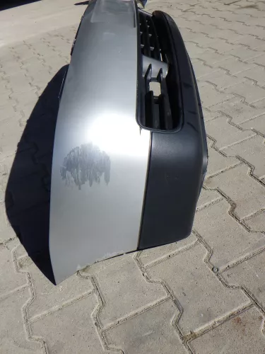 VW Lupo Stoßstange vorne Frontstoßstange Stoßfänger silber grau LR7X (123112)