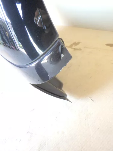 VW Polo 9N3 9N Heckklappe Kofferraumklappe Klappe schwarz LC9Z - Ecke geknickt (123173)