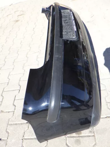 VW Polo 9N 9N3 Stoßstange Heckstoßstange hinten schwarz L041 uni (123184)