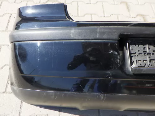 VW Polo 9N 9N3 Stoßstange Heckstoßstange hinten schwarz L041 uni (123184)
