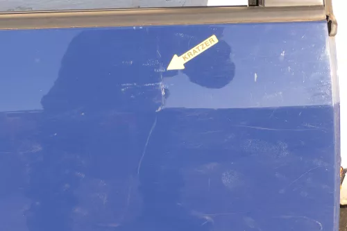 VW Touran 1T3 1T Tür hinten rechts Beifahrerseite blau LL5M (123212)