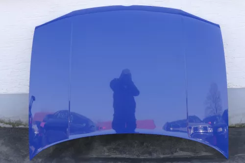 VW Golf 4 Motorhaube Haube Klappe vorne blau LA5C