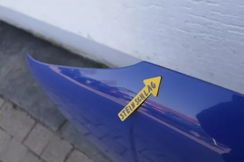 VW Golf 4 Motorhaube Haube Klappe vorne blau LA5C (123225)