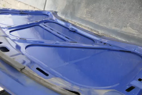 VW Golf 4 Motorhaube Haube Klappe vorne blau LA5C (123225)