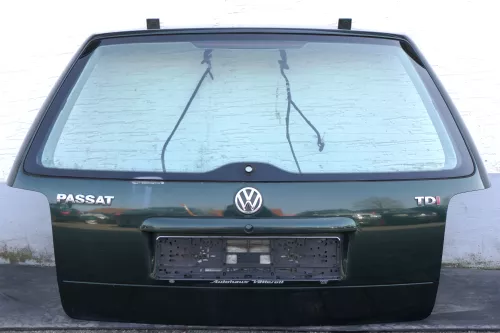 VW Passat 3B Kombi Variant Heckklappe Klappe hinten mit Scheibe grün LC6N