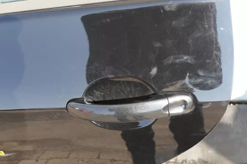 VW Golf Plus 5M1 Tür hinten links schwarz LC9Z komplett (123239)