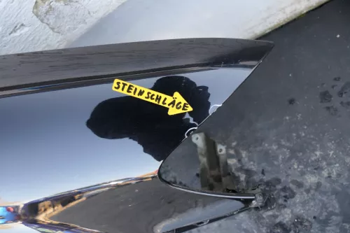 VW Touran 1T Kotflügel vorne rechts schwarz LC9X 1T0821022B ca.2007-2010 (123336)