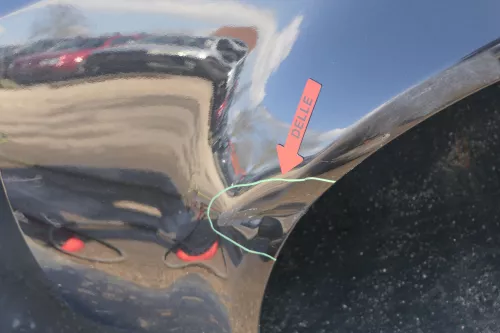 Audi A4 8E B6 Kotflügel vorne links schwarz LZ9W ebonyschwarz (123356)