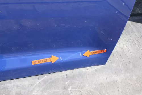 VW Touran 1T3 1T Tür vorne rechts Beifahrertür blau LL5M ohne Anbauteile (123360)