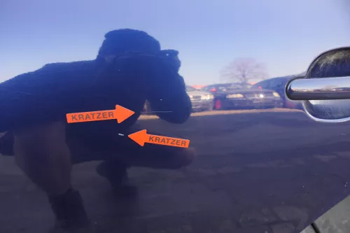 VW Passat 3B 3BG Kombi Variant Tür hinten links blau LB5N indigoblau mit Scheibe (123380)