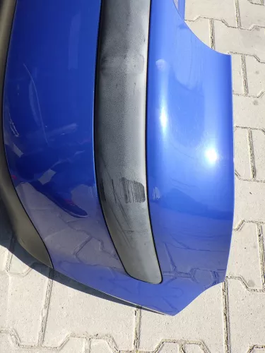 VW Golf 4 Limousine Stoßstange hinten Heckstoßstange Stoßfänger BLAU LW5Z (123413)