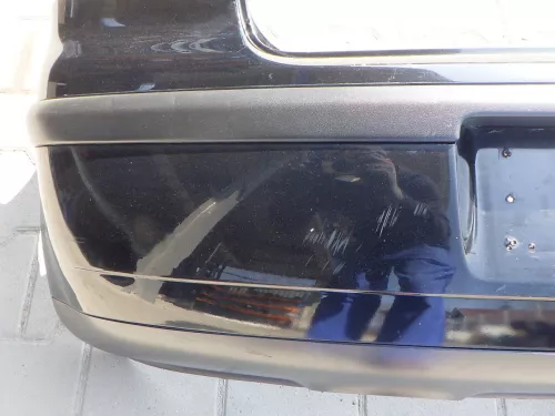 VW Polo 9N 9N3 Stoßstange Heckstoßstange hinten schwarz LC9Z metallic (123414)