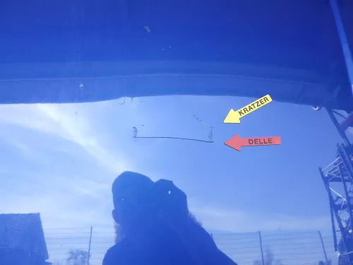 VW Golf 4 Motorhaube Haube Klappe vorne blau LA5W (123437)