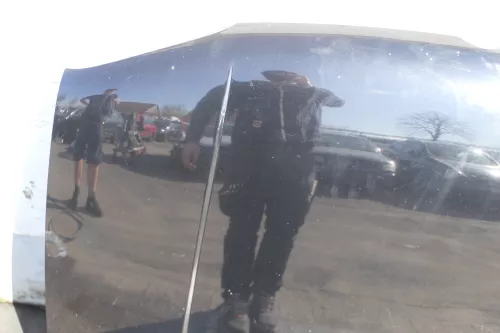 VW Golf 4 Motorhaube Haube Klappe vorne schwarz L041 (123459)