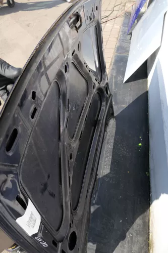 VW Caddy 9K Polo Variant 6Kv Kombi Motorhaube vorne blau LN5Y Klappe Haube (123466)