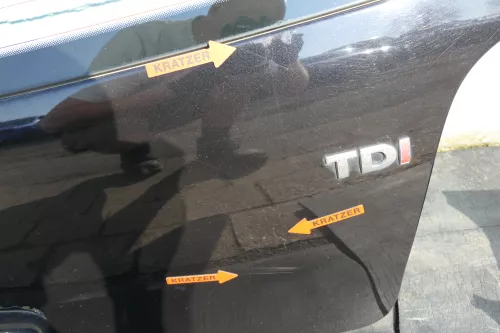 VW Polo 9N3 9N Heckklappe Kofferraumklappe Klappe schwarz LC9Z met (123473)