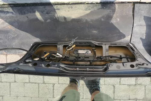 VW Polo 9N3 9N Heckklappe Kofferraumklappe Klappe schwarz LC9Z met (123473)