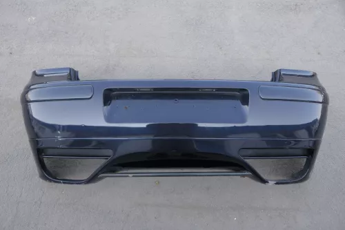 VW Golf 4 Limousine Stoßstange hinten Heckstoßstange Heckanastz blau LC5M