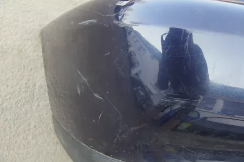 VW Polo Kombi Variant Stoßstange hinten Heckstoßstange blau LN5Y (123482)