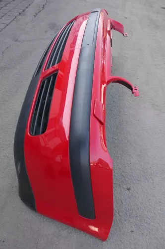 VW Golf 4 Stoßstange vorne Frontstoßstange Stoßfänger rot LP3G SWR (123488)