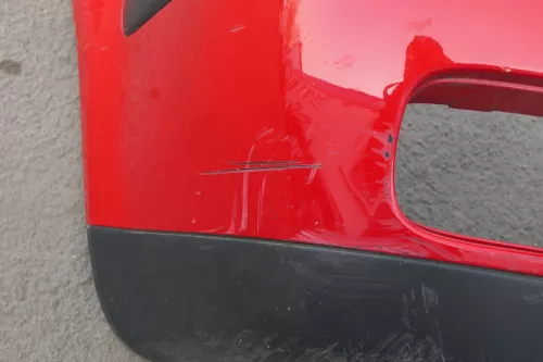 VW Golf 4 Stoßstange vorne Frontstoßstange Stoßfänger rot LP3G SWR (123488)