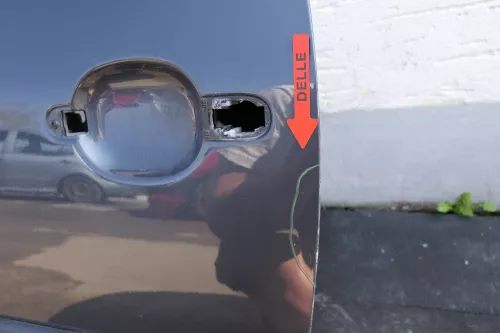 VW Lupo Seat Arosa Tür vorne links Fahrertür grau LC7V (für manuell Fensterheber (123497)