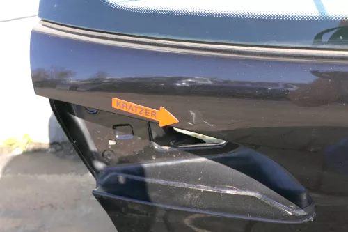 Seat Ibiza 6L Heckklappe Klappe hinten Kofferraumklappe schwarz LC9Z (123510)