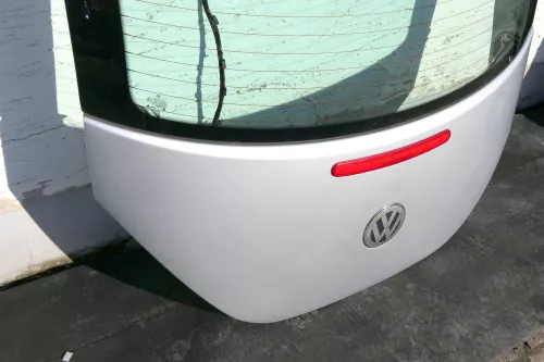 VW New Beetle 1C 9C Heckklappe mit Scheibe Klappe hinten silber LA7W (ohneSchlo (123517)
