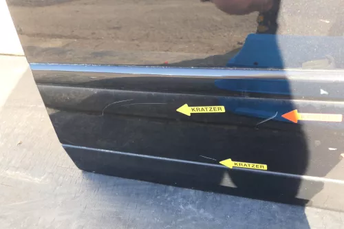 Audi A4 B6 8E Türblatt Tür hinten links schwarz LZ9W Kombi+Limo -ohne Anbauteile (123518)