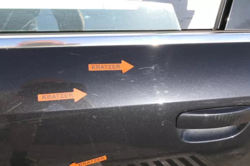 Audi A4 B6 8E Türblatt Tür hinten links schwarz LZ9W Kombi+Limo -ohne Anbauteile (123518)