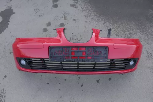 Seat Ibiza 6L Stoßstange Frontstoßstange vorne rot LS3H bis ca. Anfang 2006 Bast