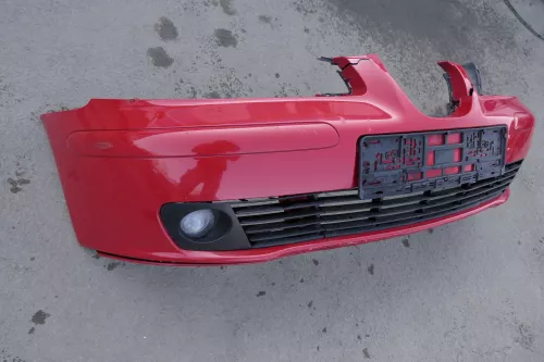 Seat Ibiza 6L Stoßstange Frontstoßstange vorne rot LS3H bis ca. Anfang 2006 Bast (123563)