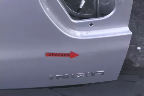 Seat Ibiza 6K Heckklappe Klappe hinten Kofferraumklappe silber LS7N 1999-2001 (123580)