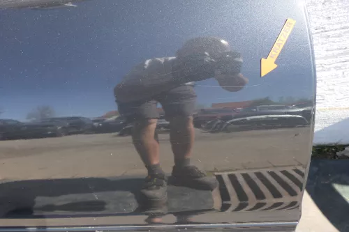 Audi A4 B5 Tür Türblatt hinten rechts schwarz LZ9V Kombi Limo (123638)