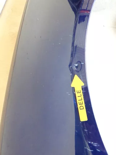 Audi A3 8L Kotflügel vorne links blau LZ5K (123711)