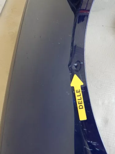 Audi A3 8L Kotflügel vorne links blau LZ5K (123711)