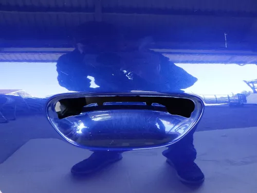 Audi A3 8L Tür Türblatt vorne rechts Beifahrertür blau LZ5K (Griff beachten) 2-T (123716)