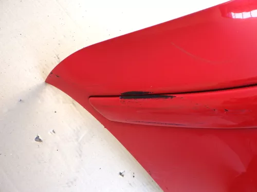 VW Polo 6N2 Stoßstange hinten Heckstoßstange Stoßfänger rot LP3G flashrot (123782)